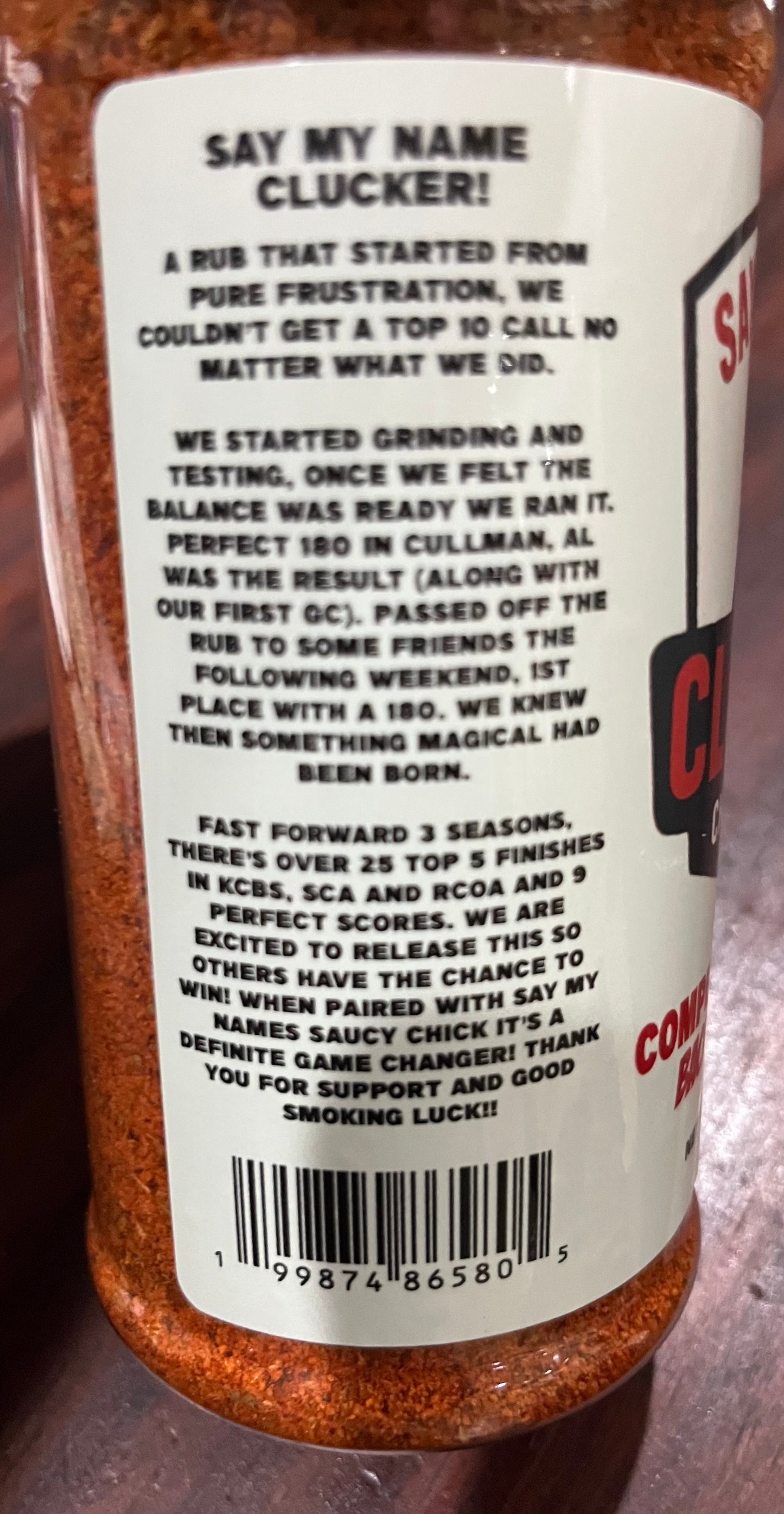 Say My Name Clucker!! 11.5 ounce shaker