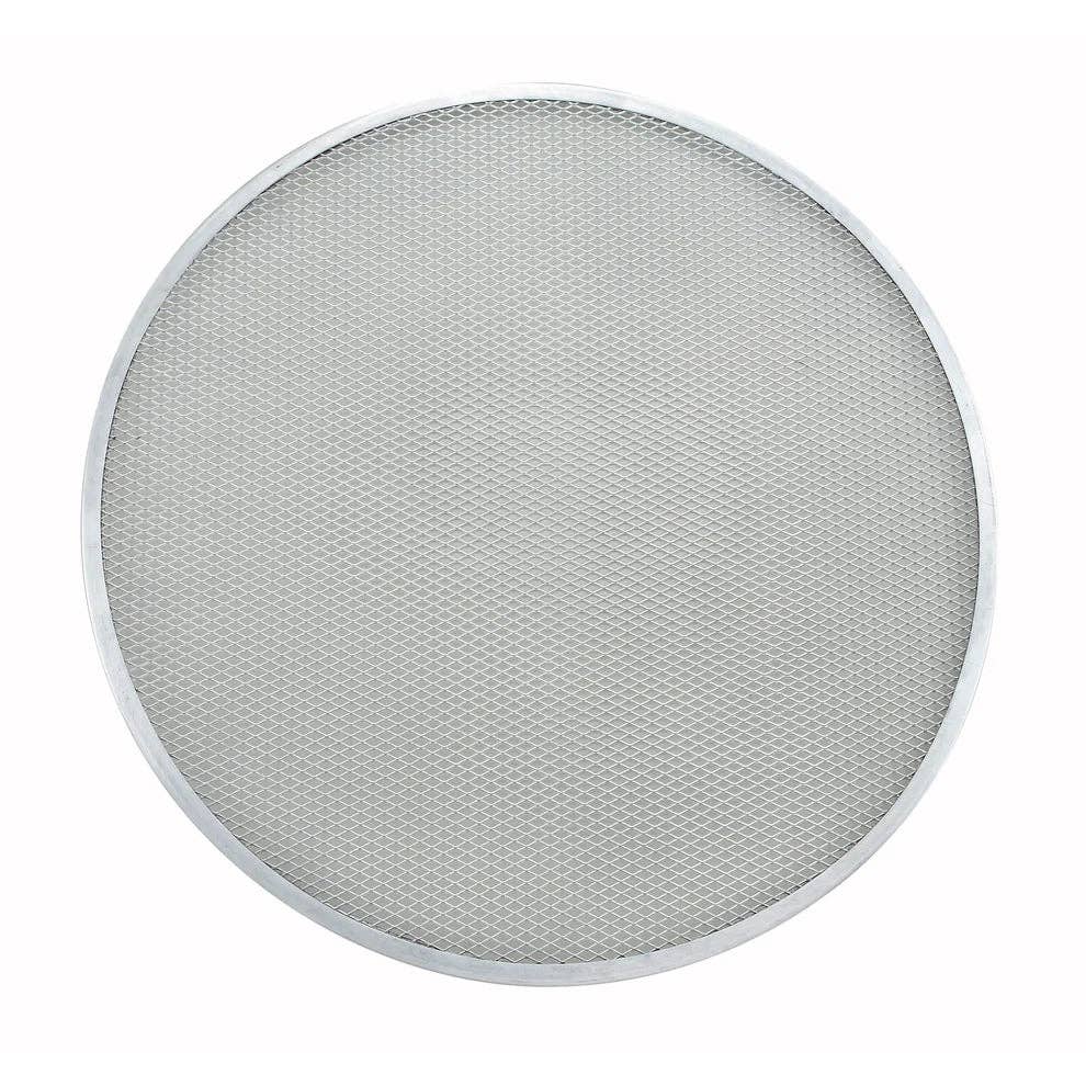 APZS-10 to APZS-9, 7-20" Aluminum Seamless Pizza Screen: 16" Dia