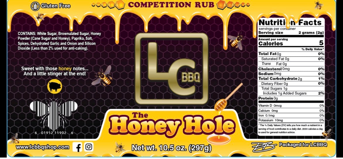 LC BBQ The Honey Hole - 10.5 oz Shaker